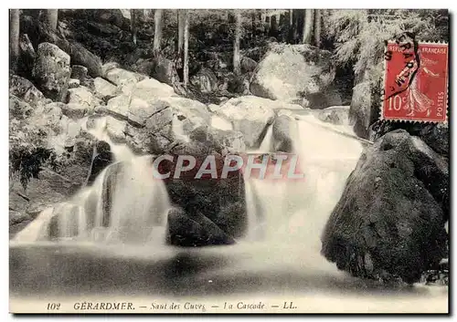 Ansichtskarte AK Gerardmer Saut des cuves La cascade