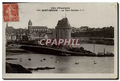 Cartes postales Saint Servan La Tour Solidor