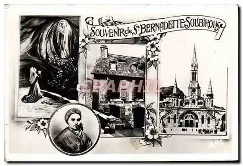 Cartes postales Lourdes Bernadette Soubirous