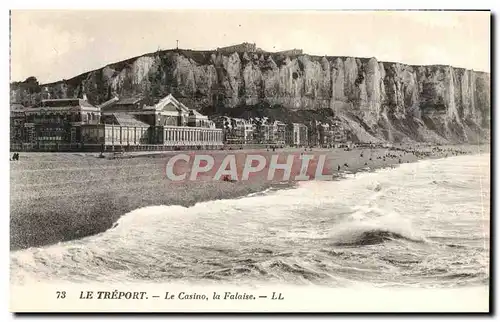 Cartes postales Le Treport Le Casino la Falaise