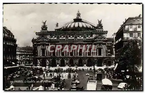 Cartes postales moderne Paris L'Opera et la Place