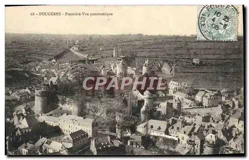 Cartes postales Fougeres Premier vue panoramique