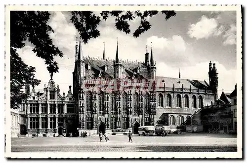 Cartes postales moderne Bruges La justice de Paix L&#39hotel de ville et basilique du St Sang