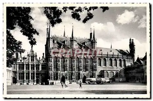 Cartes postales moderne Bruges La justice de Paix L'hotel de ville et basilique du St Sang