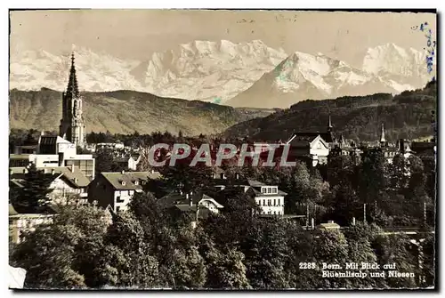 Cartes postales moderne Bern Mit Blick Aut Bluemlisalp Und Niesen