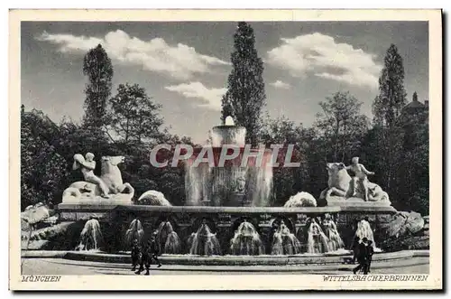 Cartes postales Munchen Wittelsbache Brunnen