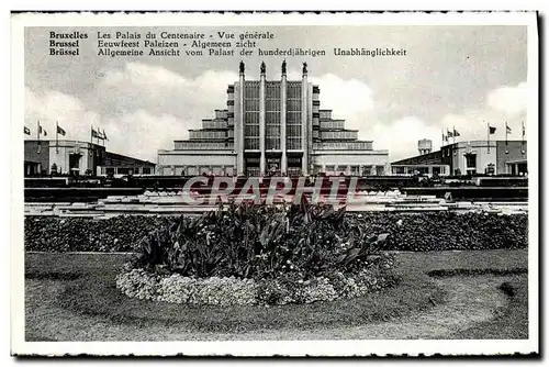 Moderne Karte Bruxelles Le Palais Du Centenaire Vue Generale