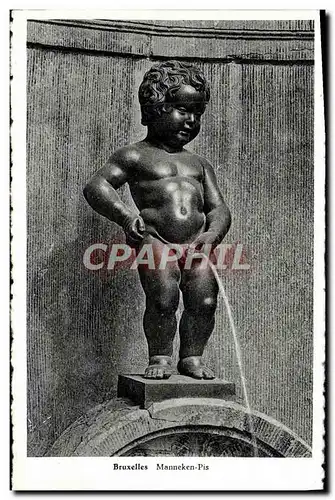 Cartes postales Bruxelles Manneken Pis