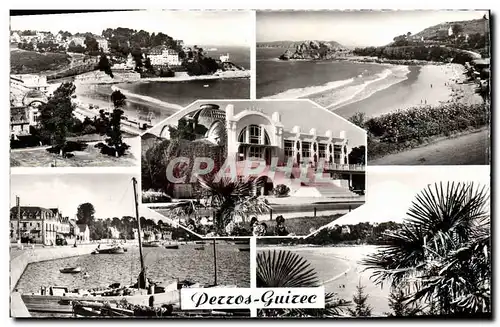 Cartes postales moderne Perros Guirec Le Casino Le Port Plage De Trestraou