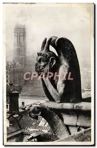 Cartes postales moderne Paris En Flanant Notre Dame Chimere