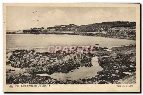 Ansichtskarte AK Les Sables D&#39Olonne Baie De Cayola