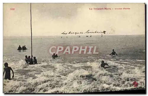 Cartes postales Le Treport Mers Grosse Maree