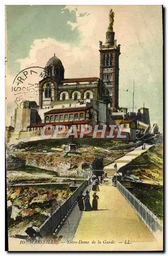 Cartes postales Marseille Notre Dame De La Garde