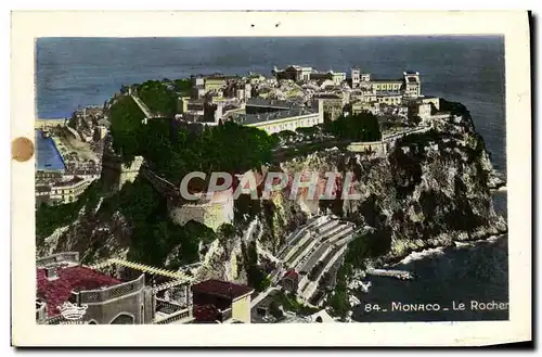 Cartes postales Monaco Le Rocher