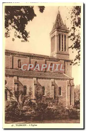 Cartes postales Tlemcen L'Eglise