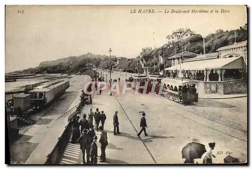 Cartes postales Tramway Train le Havre le boulevard maritime et la Have