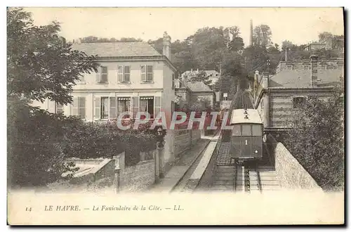 Ansichtskarte AK Tramway Train le funiculaire de la Cote