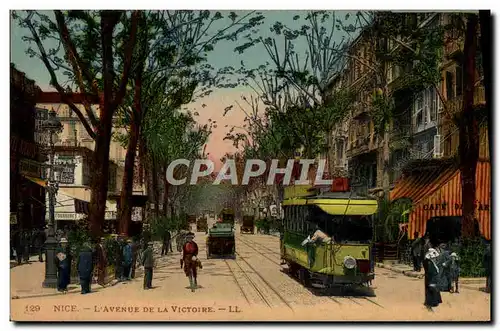 Cartes postales Tramway Train Nice Avenue de la Victoire