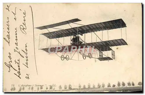 Cartes postales Avion Aviation Aeroplane Sommer