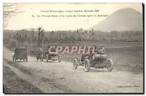 Ansichtskarte AK Automobile Ansichtskarte AK Automobile Coupe Gordon Bennett 5 juillet 1905 Circuit d&#39Auvergne Le Puy de Do