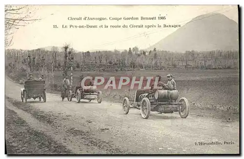 Cartes postales Automobile Cartes postales Automobile Coupe Gordon Bennett 5 juillet 1905 Circuit d&#39Auvergne Le Puy de Do
