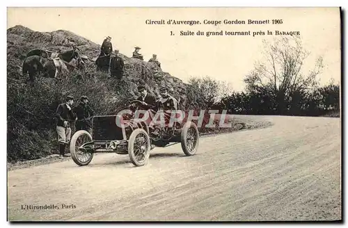 Cartes postales Automobile Cartes postales Automobile Coupe Gordon Bennett 5 juillet 1905 Circuit d&#39Auvergne Suite du gra