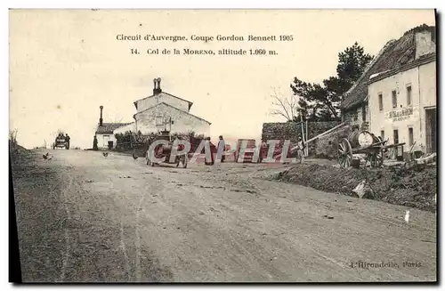 Cartes postales Automobile Cartes postales Automobile Coupe Gordon Bennett 5 juillet 1905 Circuit d&#39Auvergne Col de la Mo