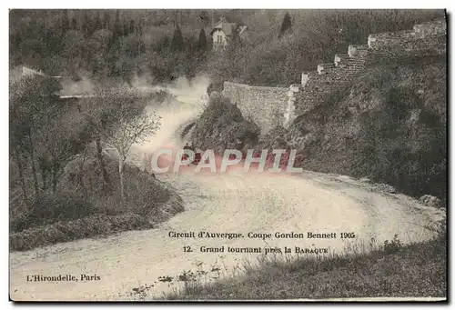 Cartes postales Automobile Cartes postales Automobile Coupe Gordon Bennett 5 juillet 1905 Circuit d&#39Auvergne Grand tourna