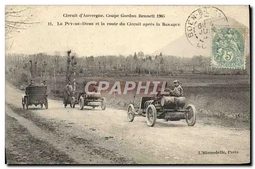 Ansichtskarte AK Automobile Ansichtskarte AK Automobile Coupe Gordon Bennett 5 juillet 1905 Circuit d&#39Auvergne Le Puy d eDo