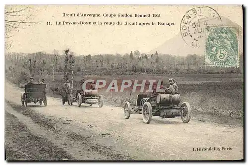 Cartes postales Automobile Cartes postales Automobile Coupe Gordon Bennett 5 juillet 1905 Circuit d&#39Auvergne Le Puy d eDo