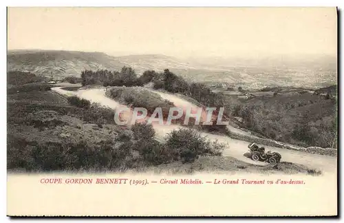 Ansichtskarte AK Automobile Ansichtskarte AK Automobile Coupe Gordon Bennett 5 juillet 1905 Circuit d&#39Auvergne Circuit Mich