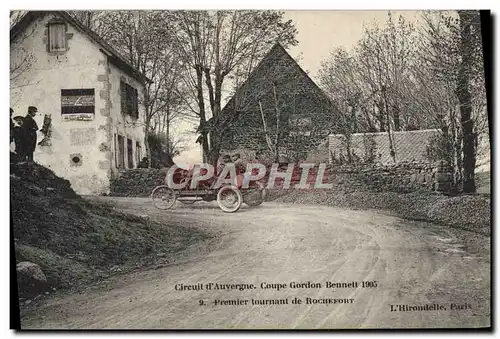 Cartes postales Automobile Cartes postales Automobile Cartes postales Automobile Coupe Gordon Bennett 5 juillet 1905 Circuit d&#39Auverg