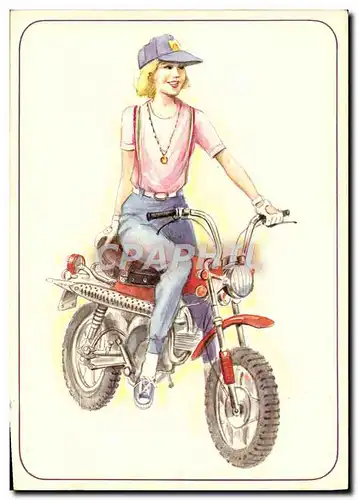 Cartes postales moderne Moto