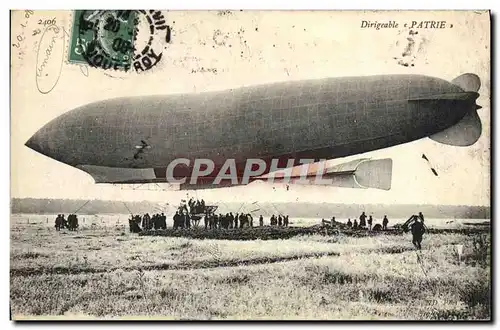 Ansichtskarte AK Aviation Dirigeable Patrie Zeppelin