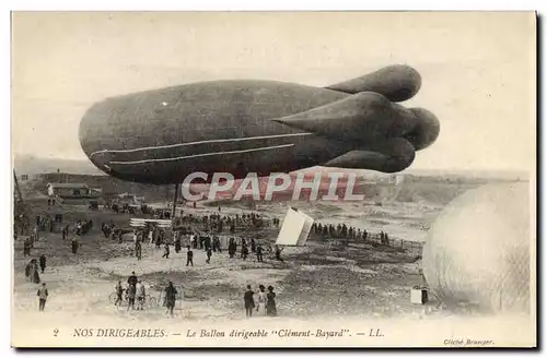 Ansichtskarte AK Aviation Dirigeable Zeppelin Le ballon Clement Bayard