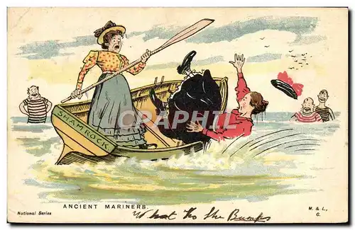 Cartes postales Illustrateur Femmes Ancient mariners