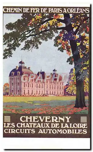 Cartes postales Train Cheverny Chemin de fer de Paris a Orleans Circuits automobiles