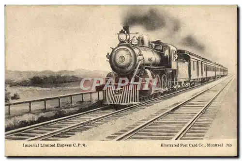 Cartes postales Train Imperial Limited Express