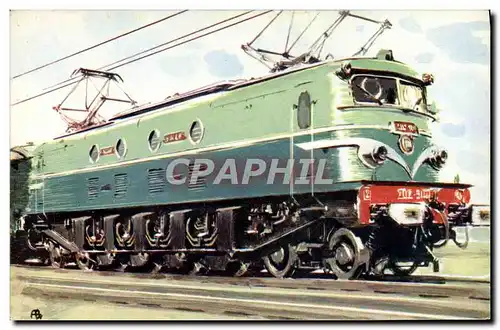 Cartes postales moderne Train Locomotive electrique 2D2 9100