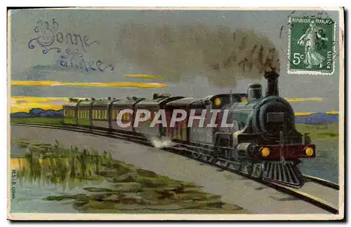 Cartes postales Train