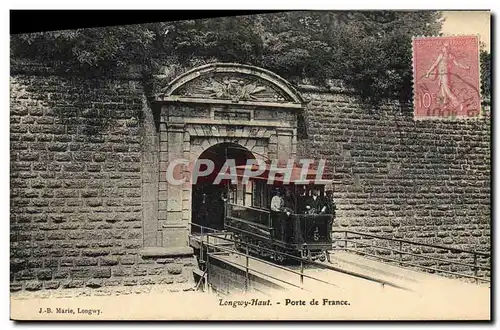 Ansichtskarte AK Tramway Train Longwy Haut Porte de France