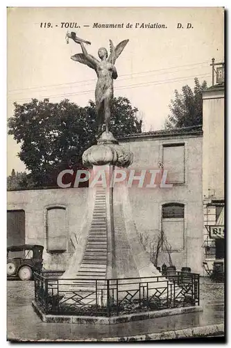 Ansichtskarte AK Aviation Avion Toul monument de l&#39aviation