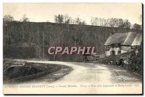 Ansichtskarte AK Automobile Circuit d&#39Auvergne coupe gordon Bennett 1905 Circuit Michelin Virage et pont entre