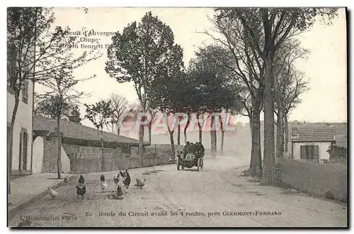 Ansichtskarte AK Automobile Circuit d&#39Auvergne coupe gordon Bennett 1905 Tournant du gendarme