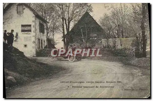 Ansichtskarte AK Automobile Circuit d&#39Auvergne coupe gordon Bennett 1905 Premier tournant de Rochefort