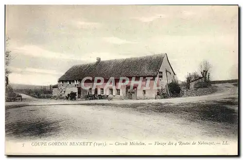 Ansichtskarte AK Automobile Circuit d&#39Auvergne coupe gordon Bennett 1905 Circuit Michelin Virage des 4 routes