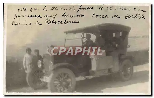 CARTE PHOTO Automobile Barcelona