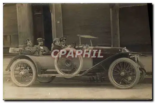 CARTE PHOTO Automobile Papa Bouchard a lyon