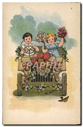 Cartes postales Automobile Enfants