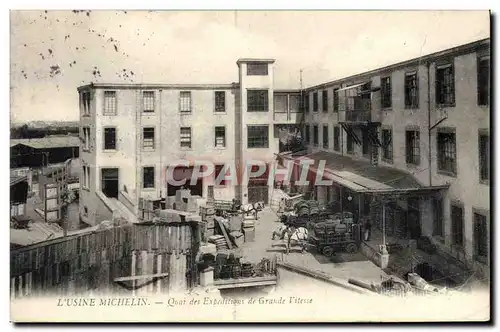 Cartes postales Automobile Usine Michelin Clermont Ferrand Quai des expeditions de grande vitesse